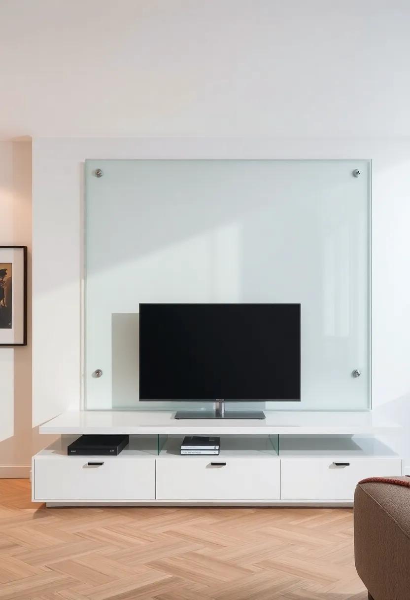 Focal Points and Frames: Making Your TV Unit stand ⁣Out ⁢with Glass