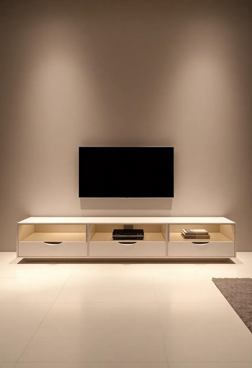 Sleek and Stylish:‍ Combining Functionality⁢ with Glass in ​TV Unit Architecture