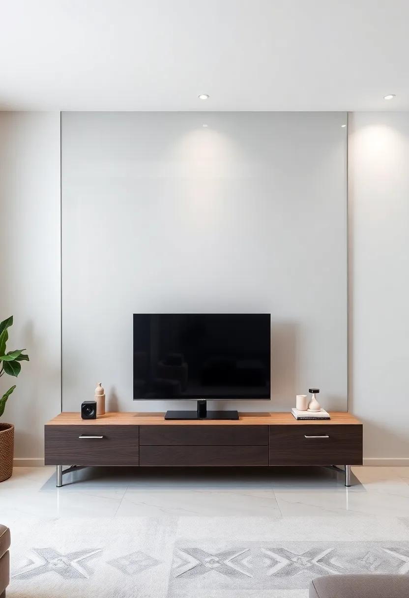 Transform Your Lounge: Innovative Designs for Glass-Featured ⁣TV ​Units