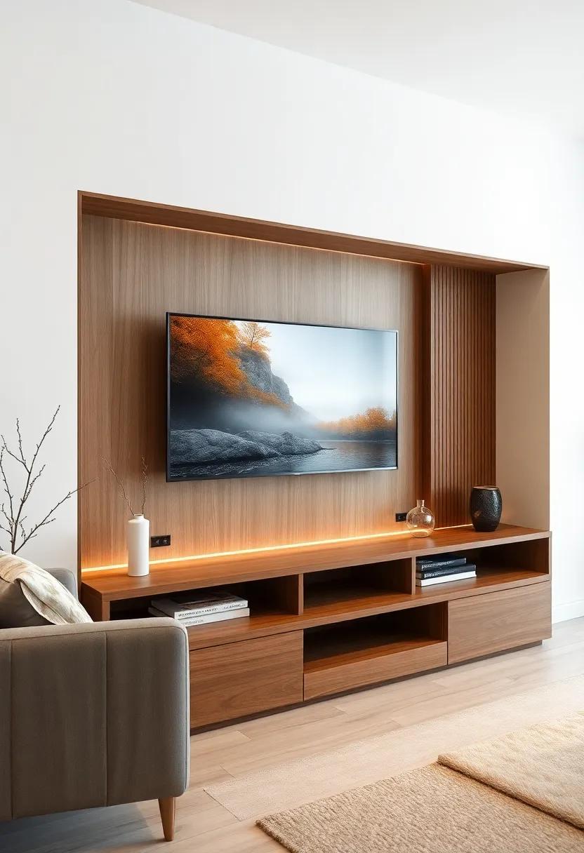 Hidden Harmony: Experience the magic of a TV ⁢unit with sliding doors⁤ that conceal your television when not in use,enhancing your living room's aesthetic appeal without sacrificing‍ function