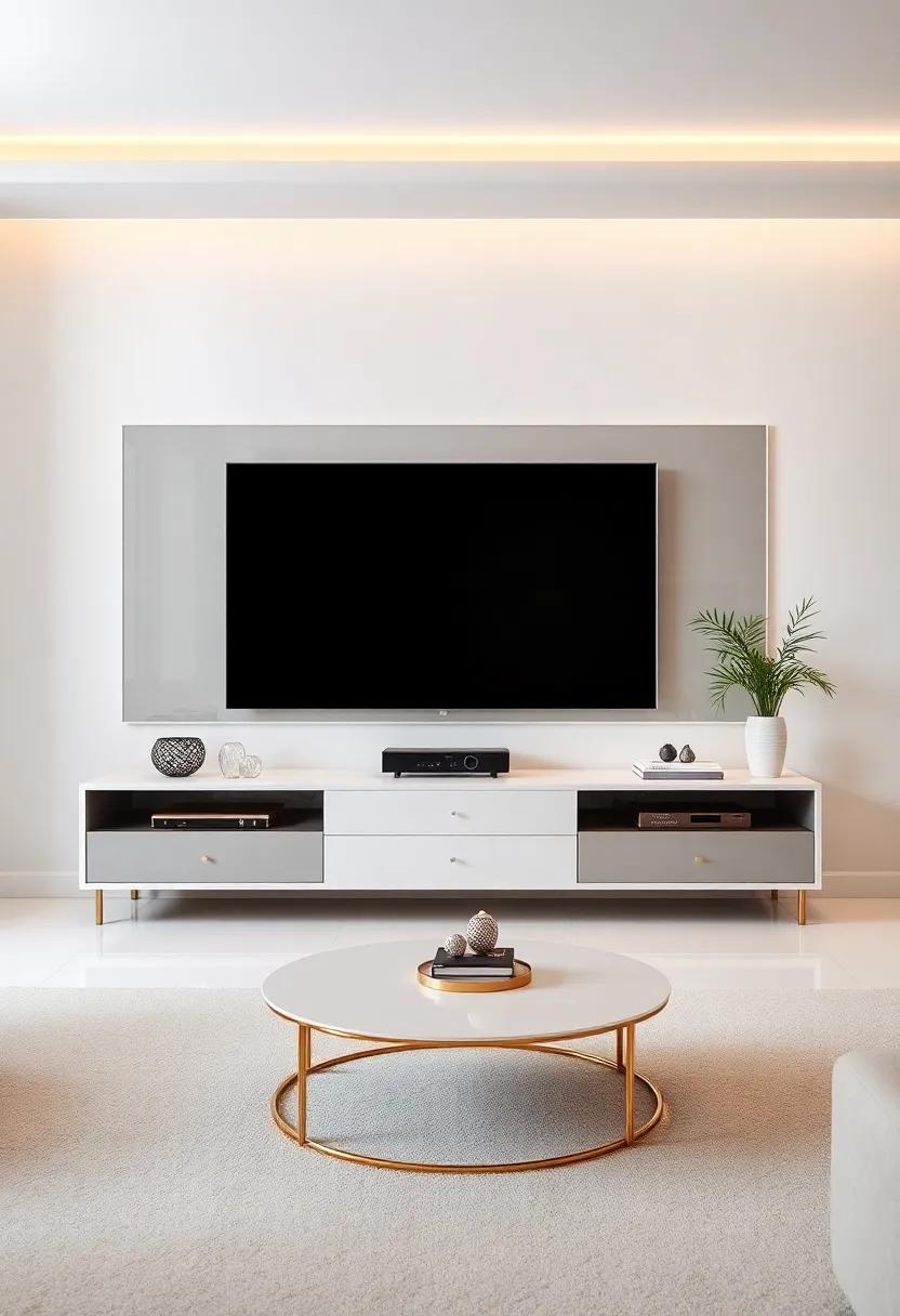 Elegant Essence: End⁣ your search with a luxurious, high-gloss​ TV unit that reflects ⁣sophistication, ⁢ideal for a formal living space that seeks to impress guests and elevate everyday enjoyment