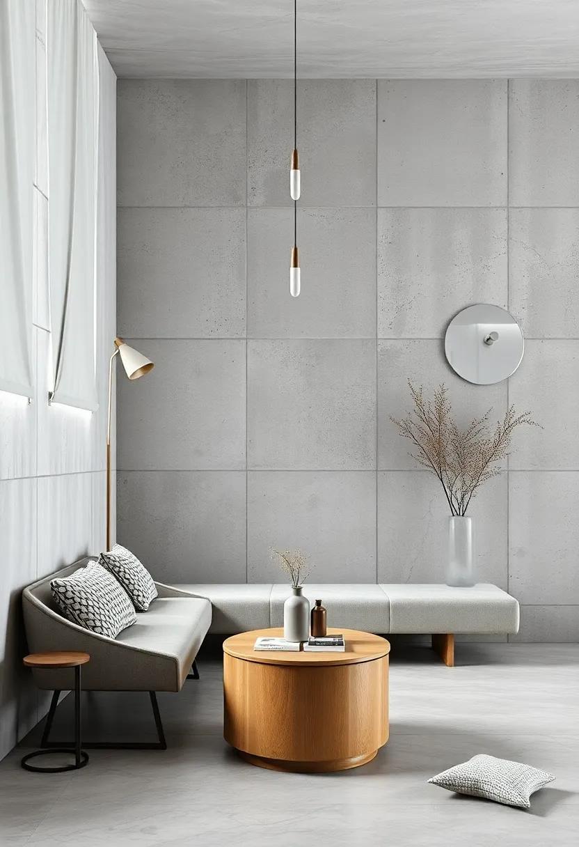 Chic‌ Concrete: The Rising⁣ trend ⁣in Modern ⁤Home Decor Aesthetic
