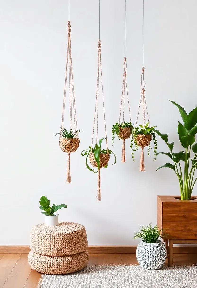 Elevate Your Interior with the Unique charm of Macrame Plant⁢ Hangers