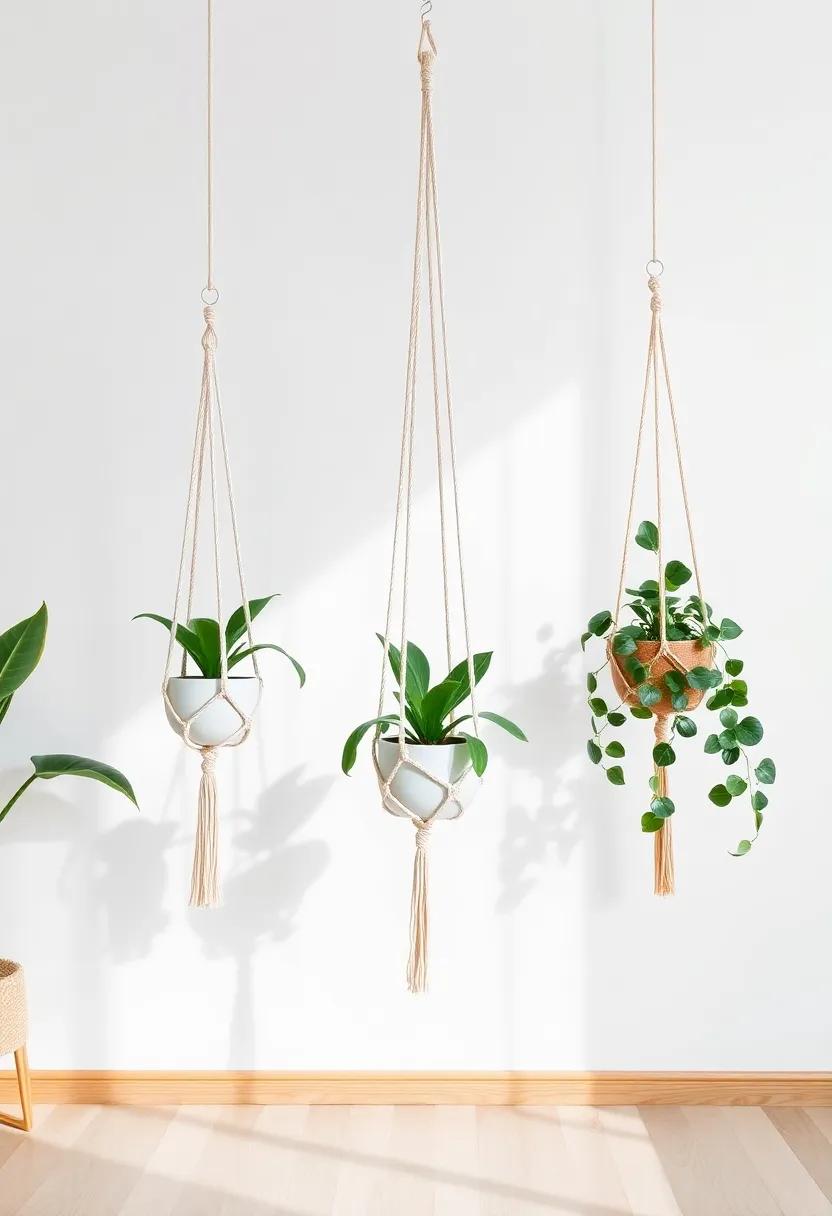 Incorporating Macrame Plant ⁣Hangers ⁣into Different Room Styles