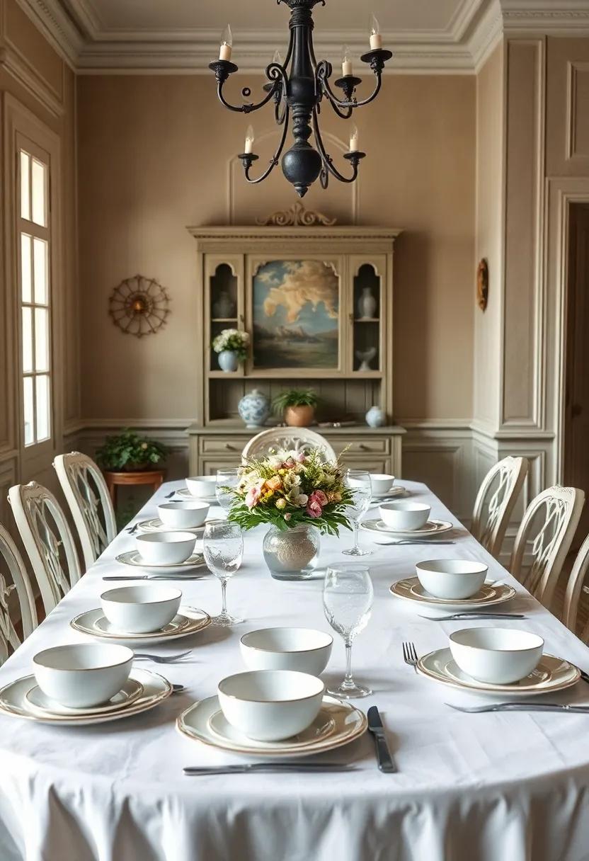 Timeless Charm ‍of Vintage⁣ Dining Rooms⁤ Captured in Exquisite ‍Settings