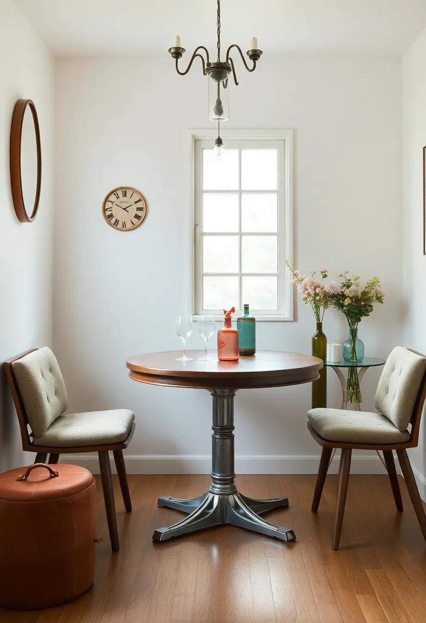 Creating a Cozy Dining Nook with Vintage Glassware Elements