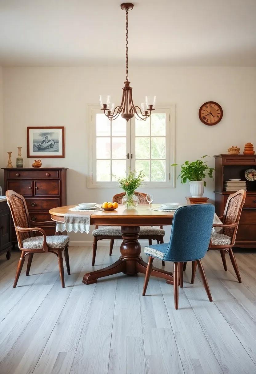 The Art‌ of ​Arranging​ Mismatched Dining Sets