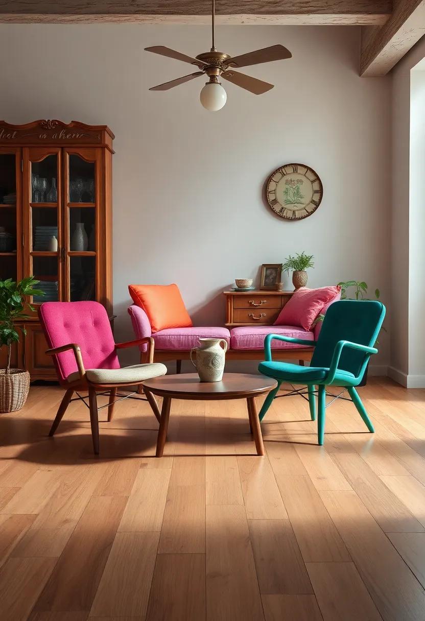 Creating Harmony Through Colorful Chair Combos