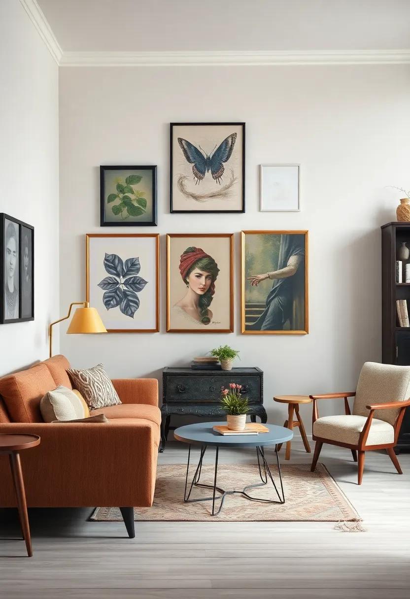 Integrating Vintage Wall⁤ Art into⁣ Modern spaces