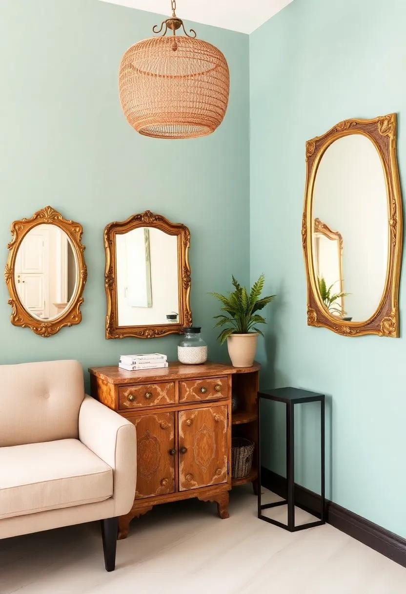 Color Palette Inspiration from‍ Vintage Mirrors to Revive Your​ Space