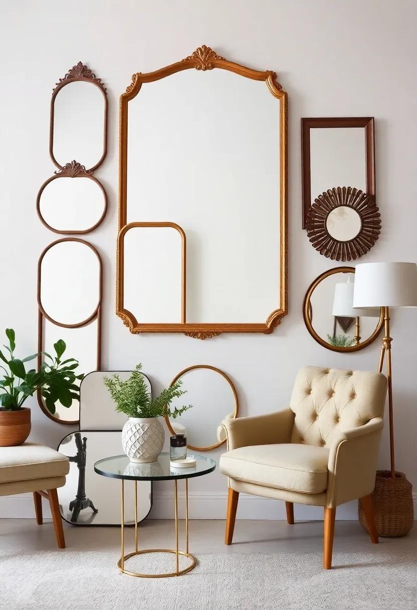 Curating ‌a gallery‌ of ‍Vintage Mirrors: Display Ideas‌ to Inspire