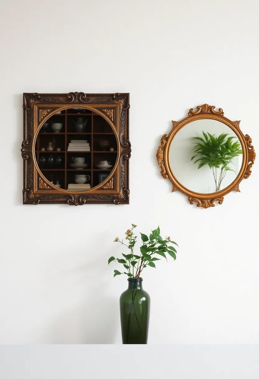 Mixing Modern ⁤Touches with Vintage Mirrors for ⁤Unique Decor