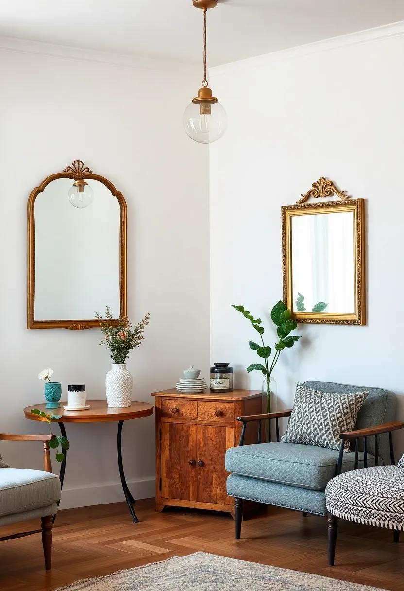 Spaces That Spark Joy:⁣ Creating Inviting Areas⁤ with Vintage Mirrors