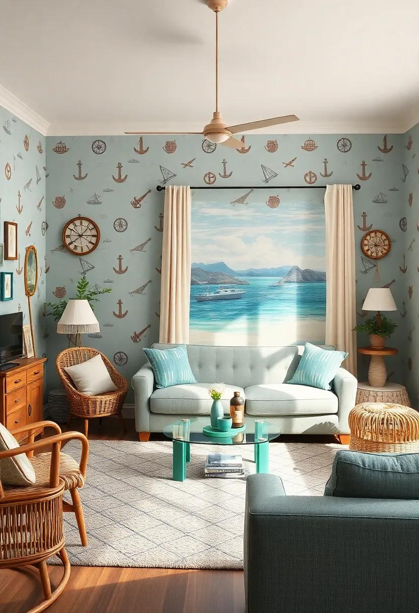 nautical‍ Nostalgia: Evoke seaside‌ charm⁤ with⁣ wallpapers inspired‍ by retro nautical themes, perfect for capturing a laid-back,‍ beachy vibe