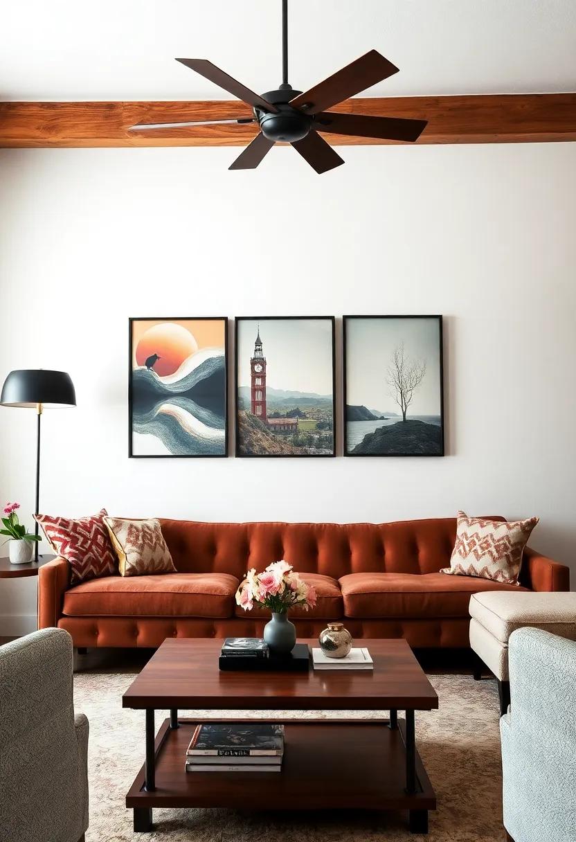 Creating a Focal ‍Point⁢ with Statement Retro Art Prints