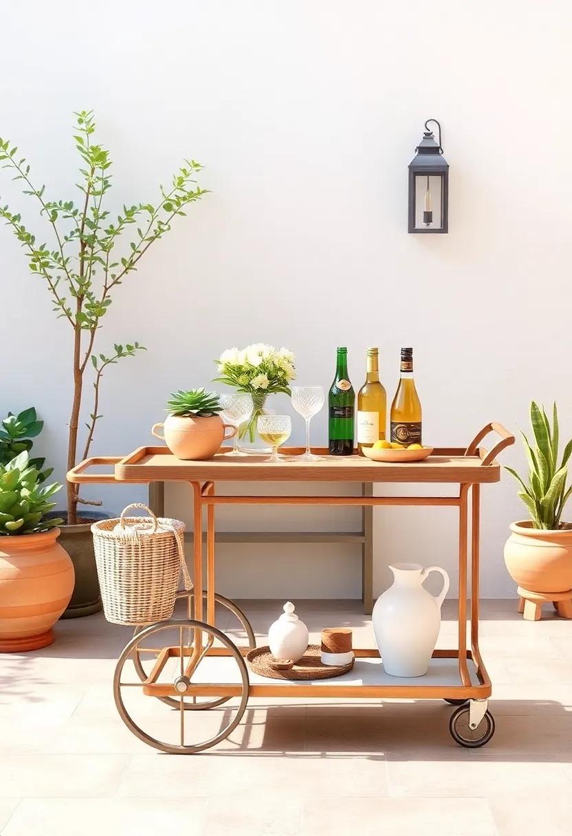 Stylish Vintage Bar Carts that ⁣elevate Outdoor Entertaining