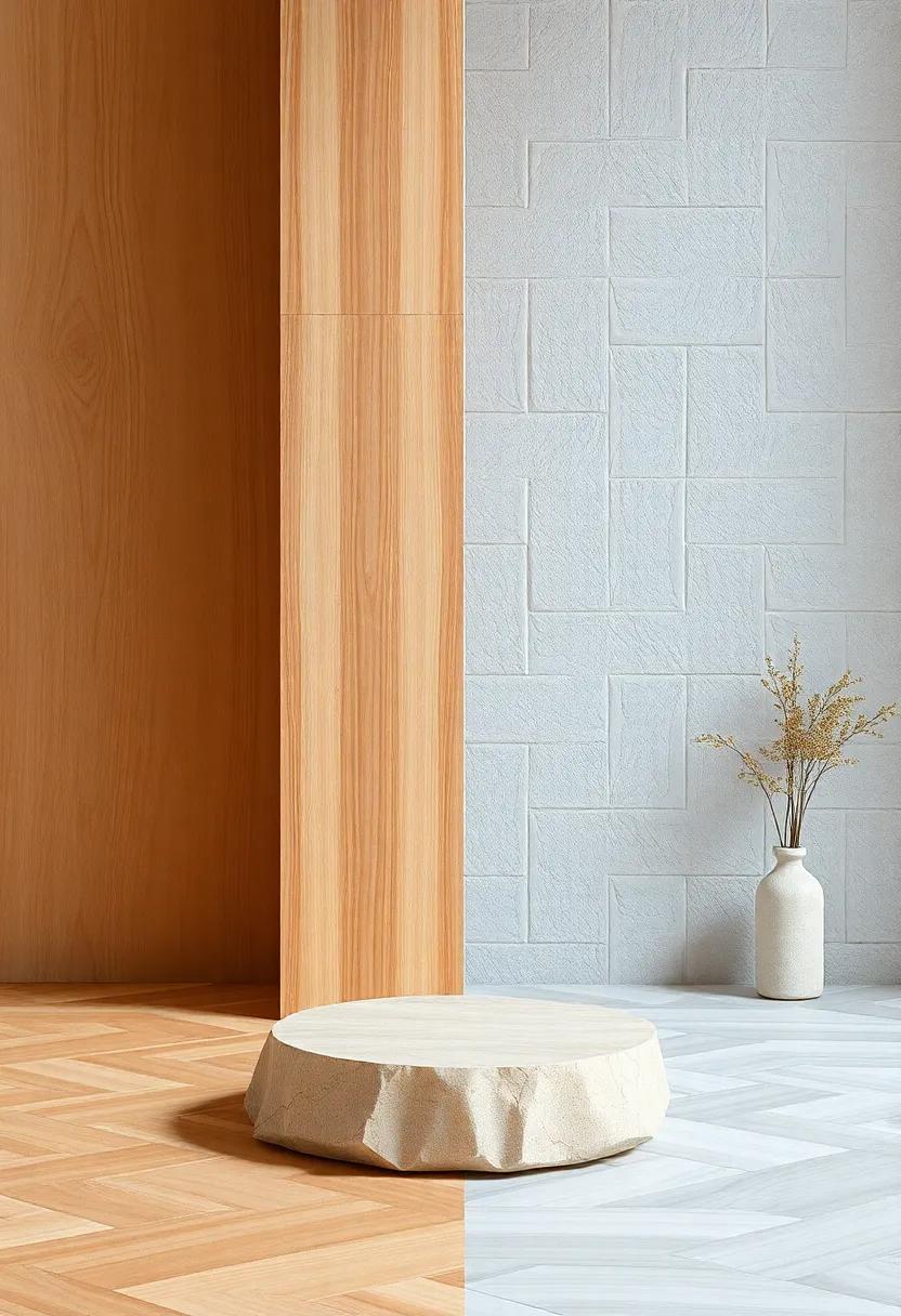 Natural Textures: Discover how using raw materials can create a‍ dialogue between warm and cool tones,⁣ enhancing the⁢ organic feel
