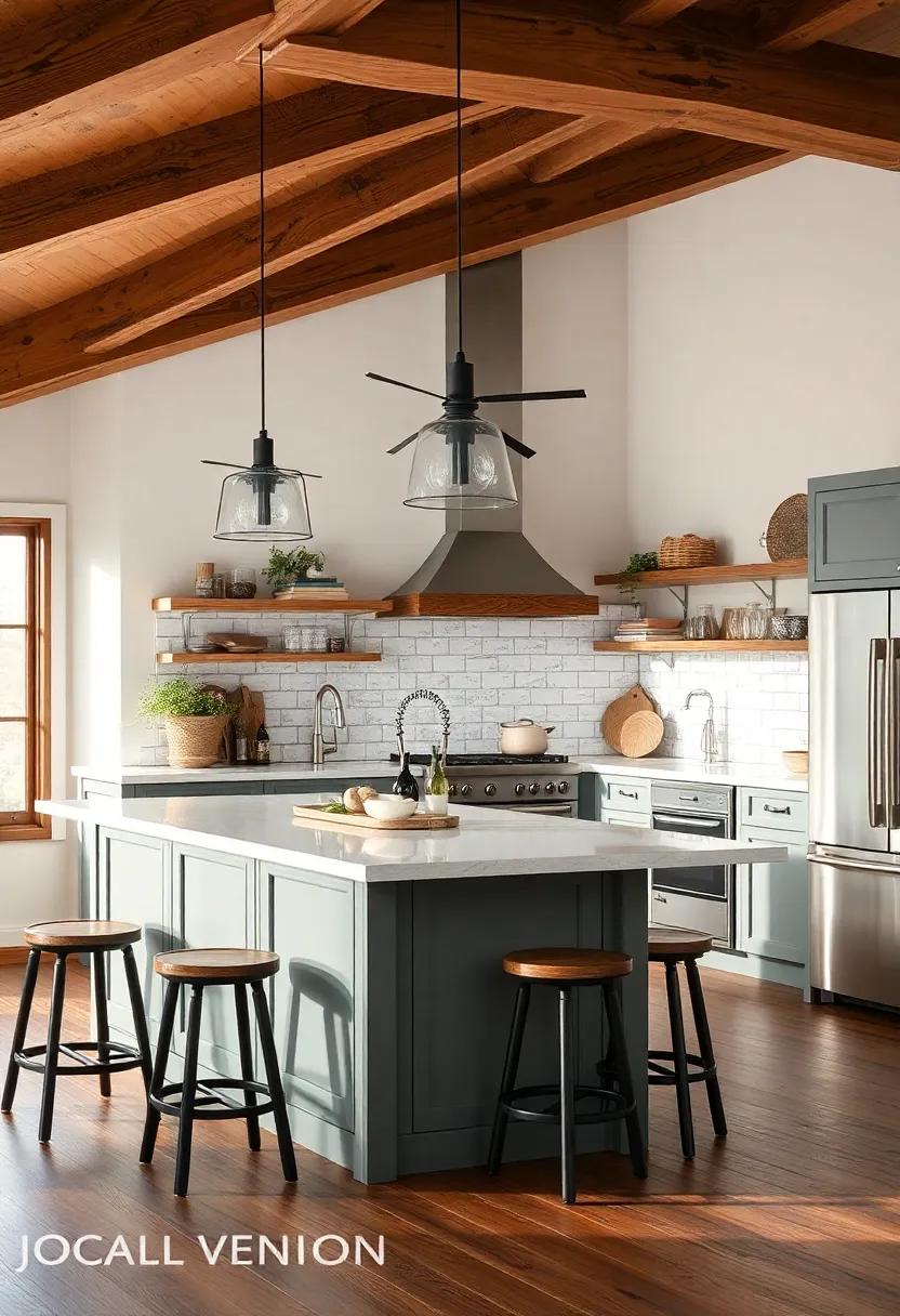 Functional Islands: A ⁢kitchen island not only adds extra prep space but can also serve as a gathering spot, ⁢making it the heart of your home