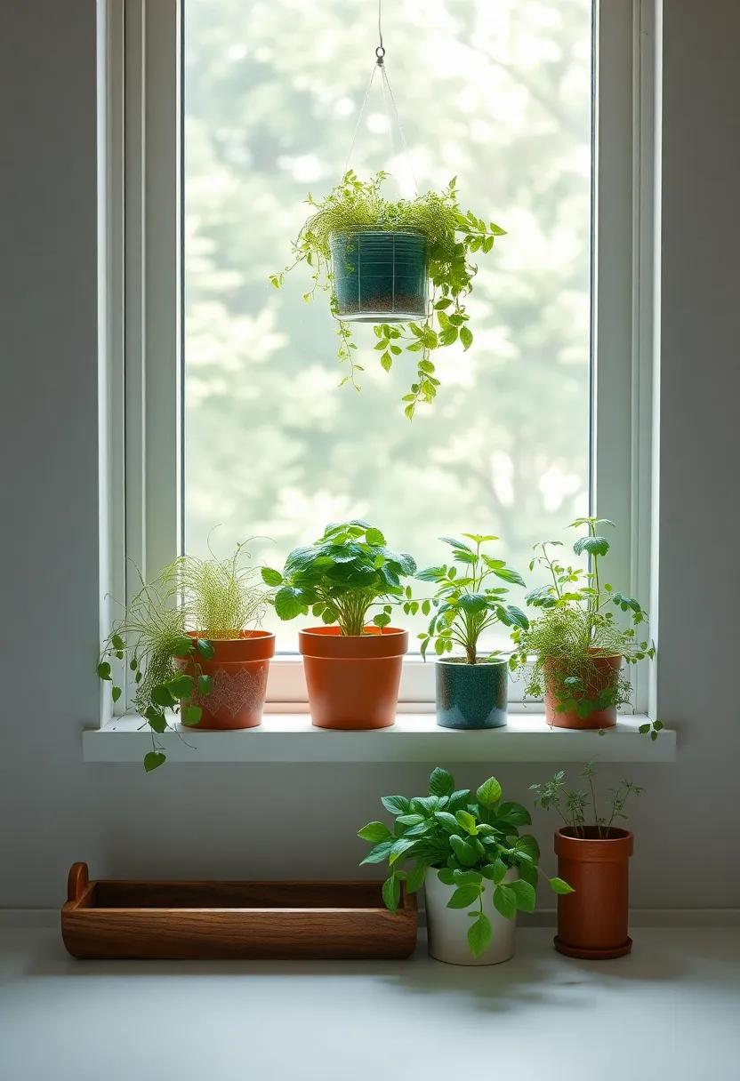 Herb ⁣Gardens: Grow fresh⁤ herbs in containers on windowsills for both‌ functionality and ‍a touch of green that breathes life into ‍the kitchen