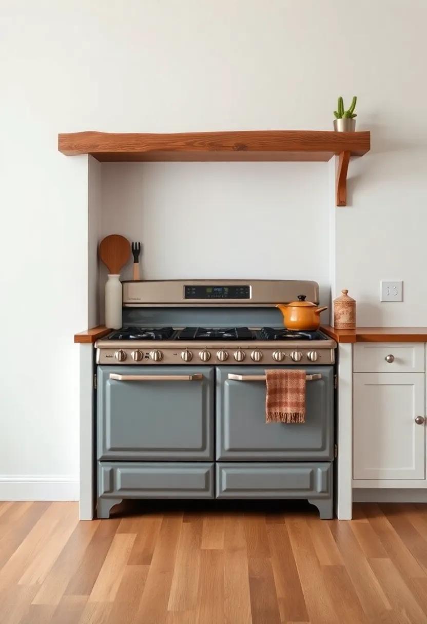Vintage Stoves: Incorporate a classic range or vintage-style stove that serves as a statement piece and evokes a sense of‌ nostalgia