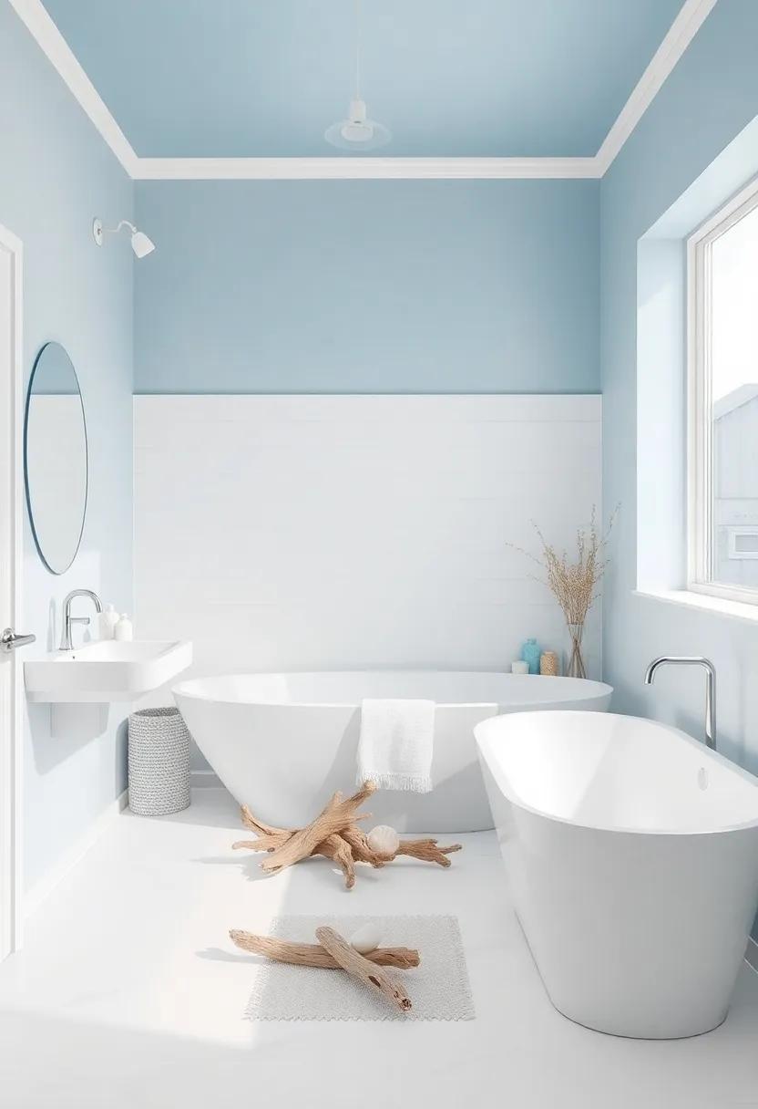 Textures of the⁣ Coast: Incorporating Driftwood⁤ and Shells