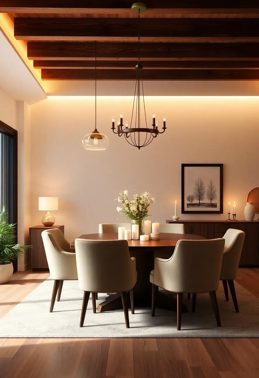 Ambient Lighting: Introduce ⁤warm, layered lighting with ​chandeliers, pendant lamps, and candles to create a cozy ambiance for winter evenings