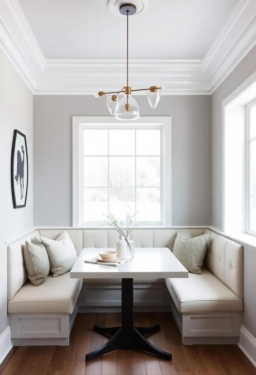 Built-In‍ banquette: Design a built-in banquette ‌with ‍soft cushions and⁣ pillows for additional⁣ seating ⁤that enhances comfort and charm