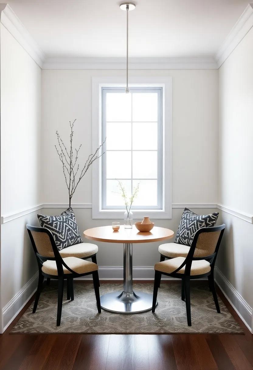 Cozy ‌Nooks: Design a small nook with a round table and cushioned seats for intimate meals, perfect for those cold⁣ winter nights