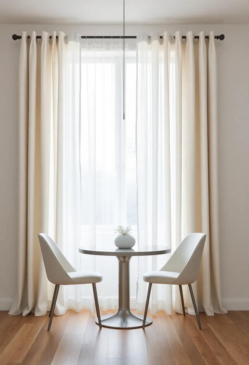 Floor-to-Ceiling Curtains: Hang long, heavy curtains to block out cold drafts while adding elegance and warmth to ⁢your‌ dining room