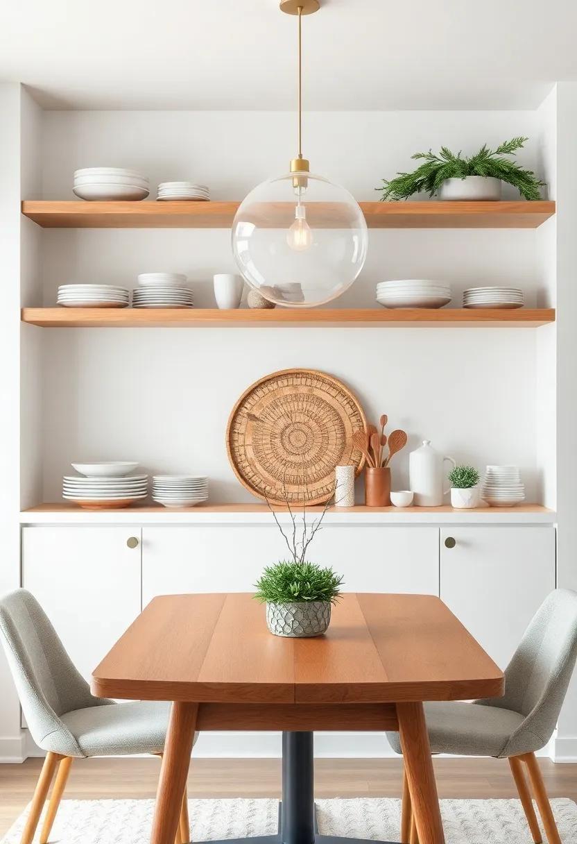 Open ‍Shelving: Install open​ shelves to display your favorite dishware and⁢ seasonal decorations, combining ‌functionality⁣ with aesthetic appeal