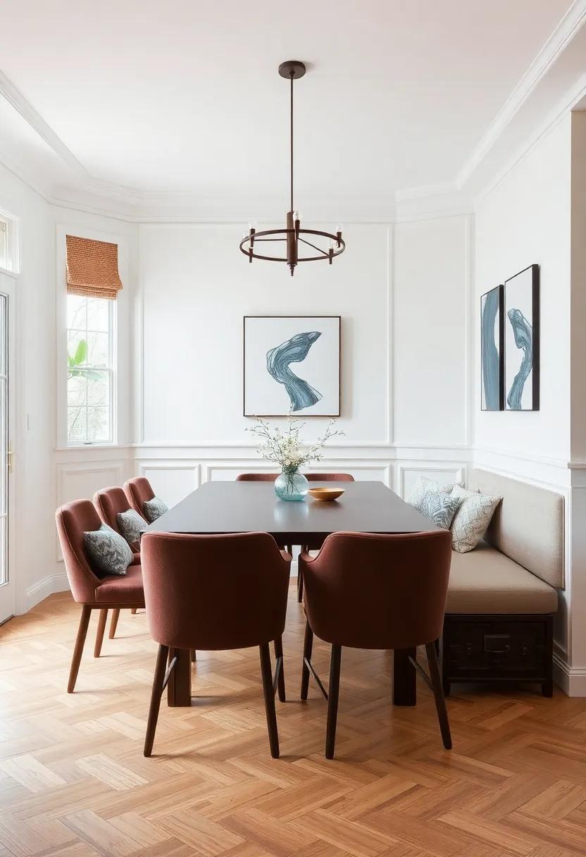 Plush Seating: Invest in cushioned ⁣chairs or upholstered benches that invite guests to stay longer and enjoy the comfort of⁣ your dining room