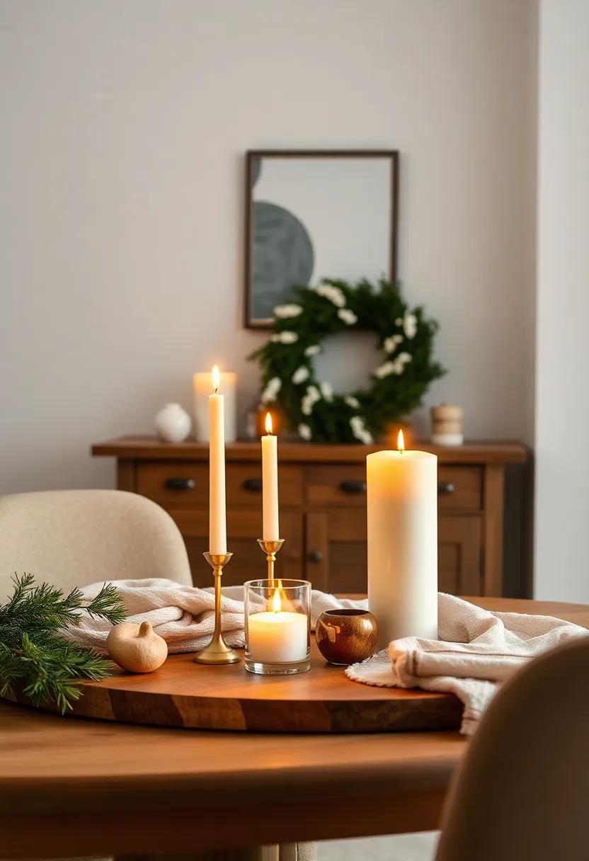 Scented Candles: Incorporate candles with warm, ⁣seasonal scents⁣ like cinnamon or ⁤pine to create⁣ an inviting aromatic experience