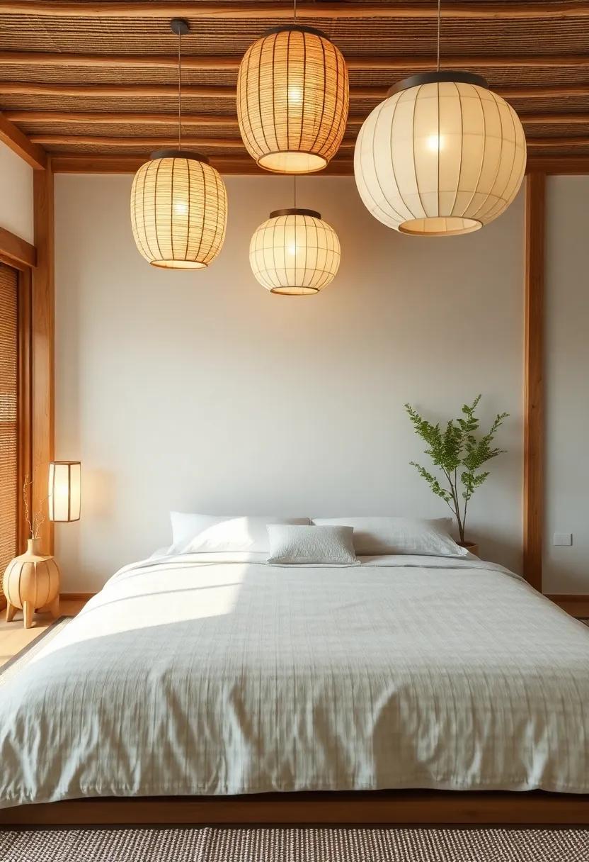 Explore Textural Layers:⁣ Combining Bamboo, Wood, and Textiles for a Cozy Feel