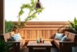 25 Inspiring Ideas for Patios Featuring Stunning Natural Wood Seating
