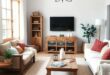 Charming Comfort: Transform Your Living Room with Farmhouse-Style Rustic Furniture