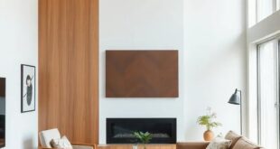 Crafting Comfort: A Mid-Century Modern Living Room with Tailored Furniture Design