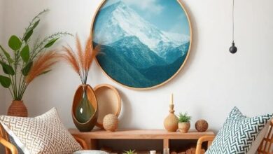 Embracing Nature: Crafting Eclectic Room Decor with Natural Elements