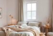 Embracing Cozy Elegance: The Warm Minimalist Scandinavian Bedroom with Wool Textiles