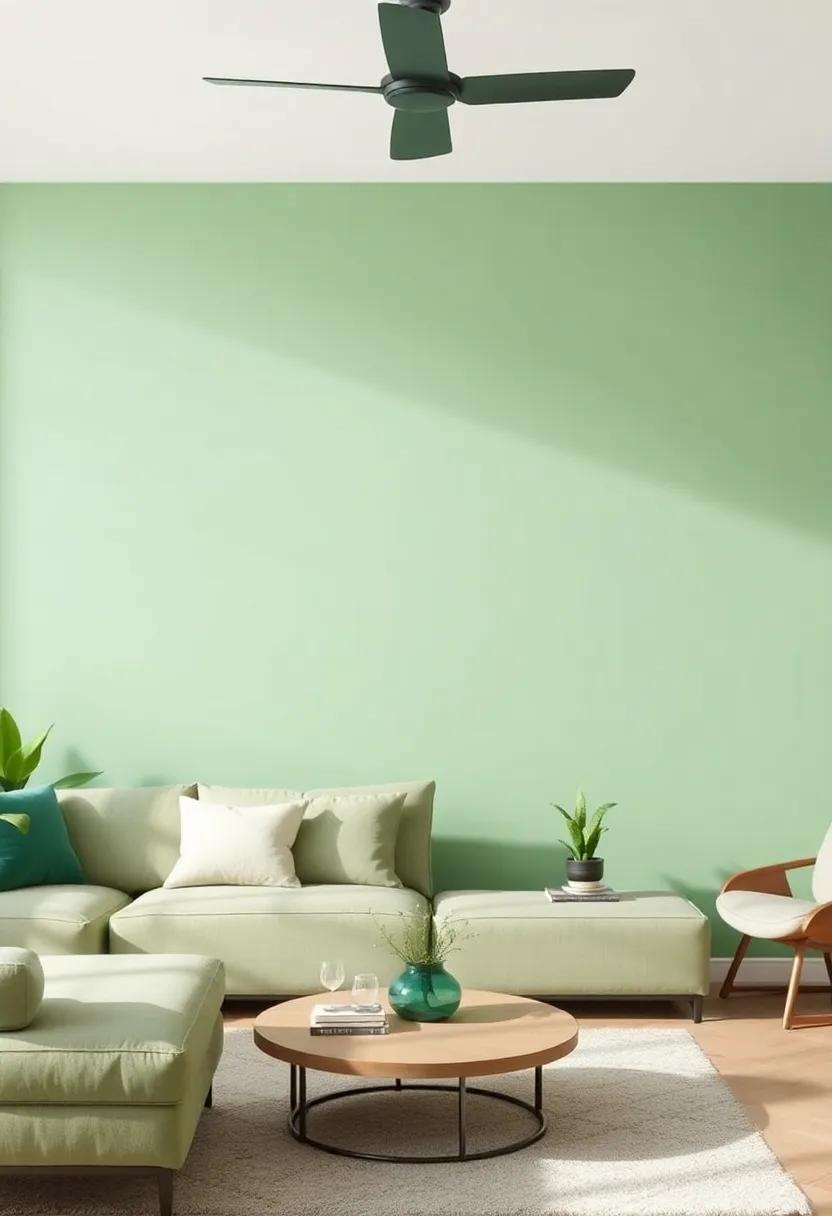 27 Inspiring Living Room Wall Colors That Perfectly Complement Green Accents