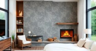 Embrace Tranquility: Discover the Charm of a Master Suite with Reading Nook and Fireplace