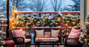 29 Creative Ways to Transform Your Winter Patio with Festive Lights