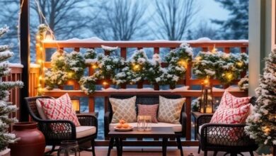 29 Creative Ways to Transform Your Winter Patio with Festive Lights