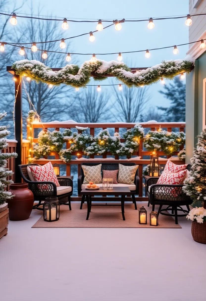 29 Creative Ways to Transform Your Winter Patio with Festive Lights