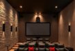 27 Opulent Luxury Home Theaters with Stunning Textured Wall Designs