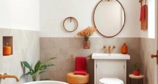 27 Inspiring Vintage Bathroom Decor Ideas Featuring Luxurious Velvet Accents