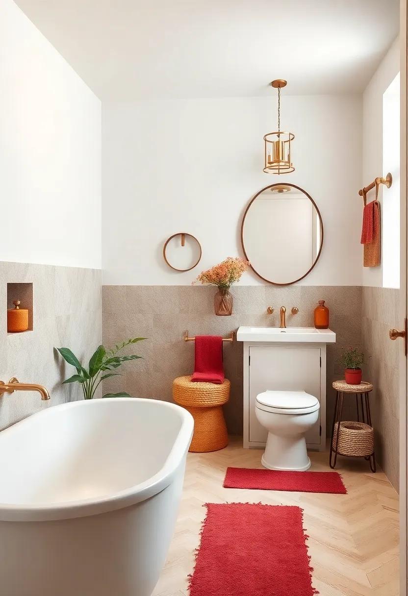 27 Inspiring Vintage Bathroom Decor Ideas Featuring Luxurious Velvet Accents