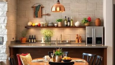 26 Inspiring Ideas to Elevate Your Rustic Kitchen Bar Aesthetic