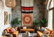 Embrace Eclecticism: Crafting a Boho Haven with Layered Textiles