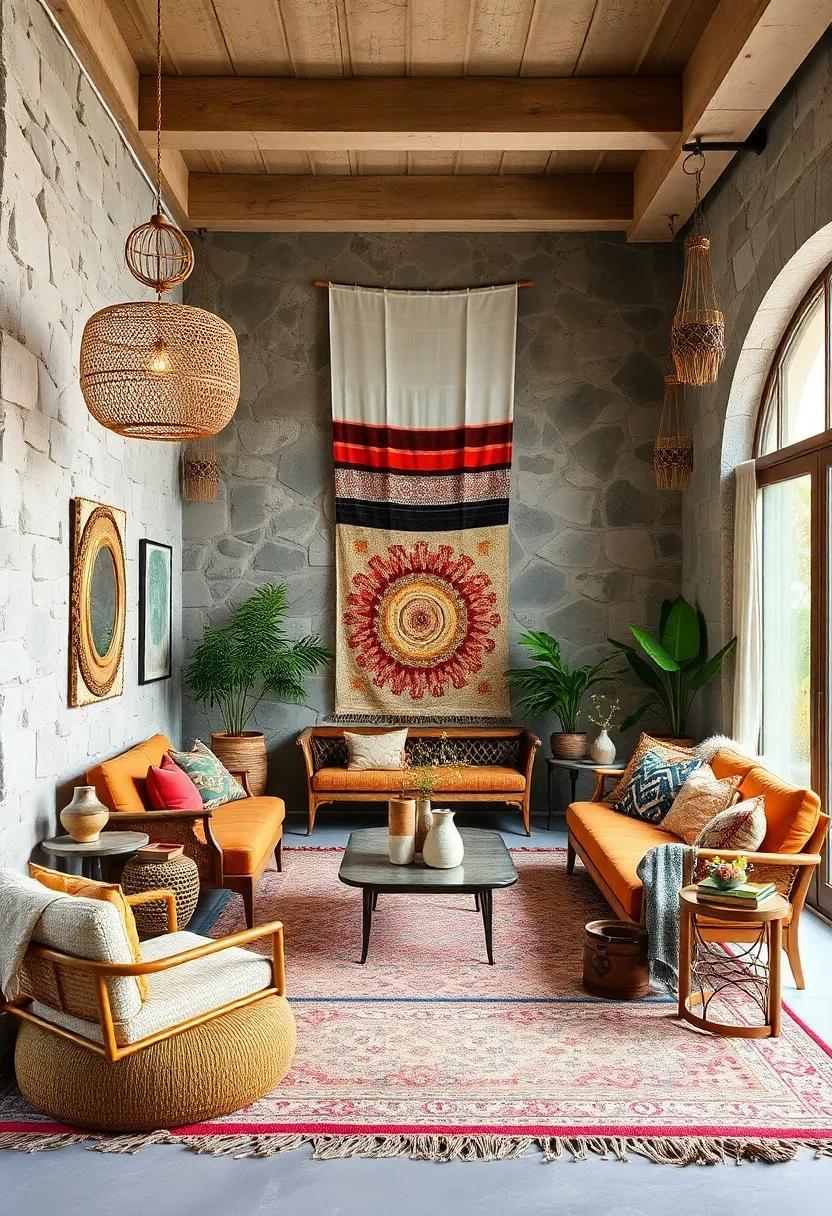 Embrace Eclecticism: Crafting a Boho Haven with Layered Textiles