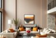 Embracing Serenity: Modern Living Rooms with Muted Earth Tone Walls
